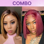 Combo Sale 10" Piano Glueless + 10" Maroon Glueless (both 4x4 not frontal)