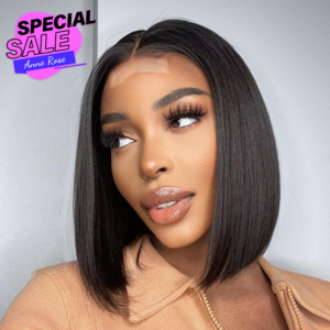 SPECIAL | Kim K Bob 150% Density Wig 2x6 Glueless Closure Bob