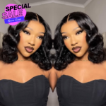 SPECIAL | Body Wave Bob 150% Density Wig Glueless 13X4 Lace Full Frontal Peruvian Hair