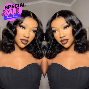 SPECIAL | Body Wave Bob 150% Density Wig Glueless 13X4 Lace Full Frontal Peruvian Hair