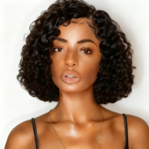 SPECIAL| Grace Curls 13X4 Lace Full Frontal Short Curly 150% Density Wig
