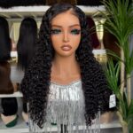Vietnam Raw Hair SDD Burmese Curly 5X5 Lace Wig 1