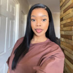 Influencer Pick ! Peruvian Double Drawn Lace 13x4 Full Frontal Bob Straight Wig 3