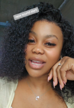 Peruvian Hair Full Frontal 13X4 Lace Jerry Curly Bob 150% Density Wig 3
