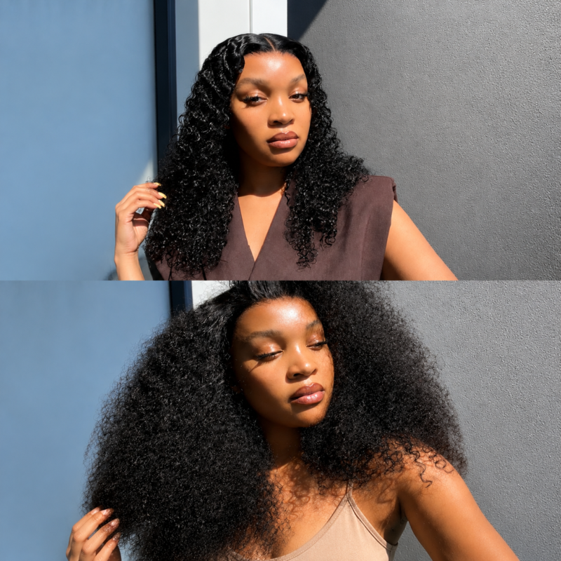 Influencer Pick ! Peruvian Double Drawn Lace 13x4 Frontal Bob Italian Curls Wig 1
