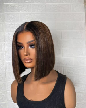 SPECIAL| Piano Color P1B/2 Bob 150% Density Wig 13x4 Full Frontal