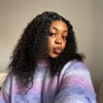 Influencer Pick ! Peruvian Double Drawn Lace 13x4 Full Frontal Bob Water Wave Wig 2