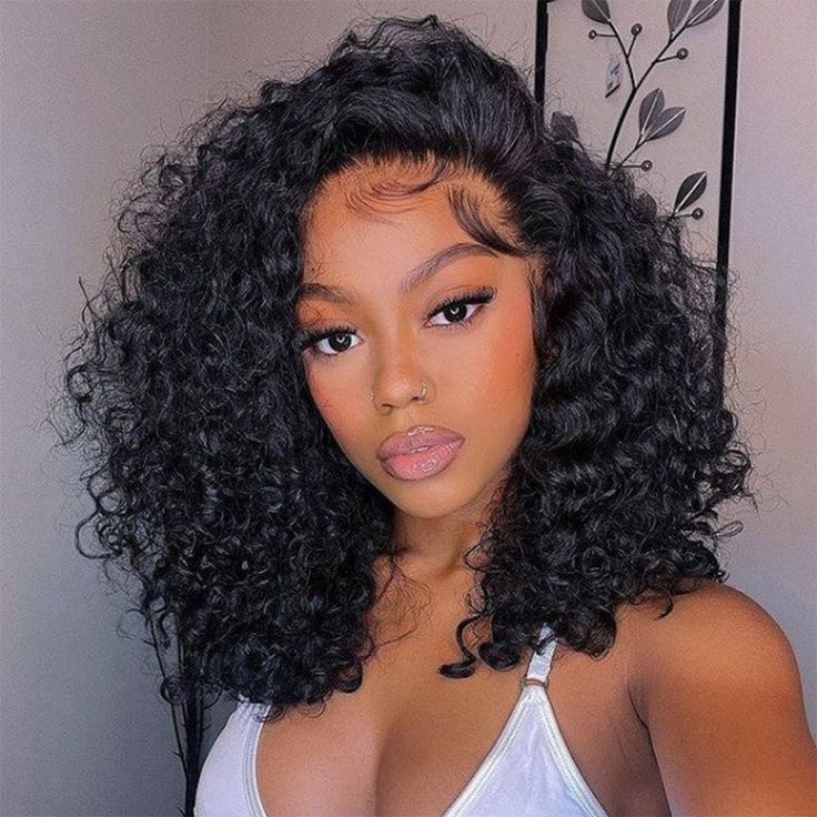 Single Drawn Lace 4x4 Closure Bob Water Wave 150% Density Wig 1