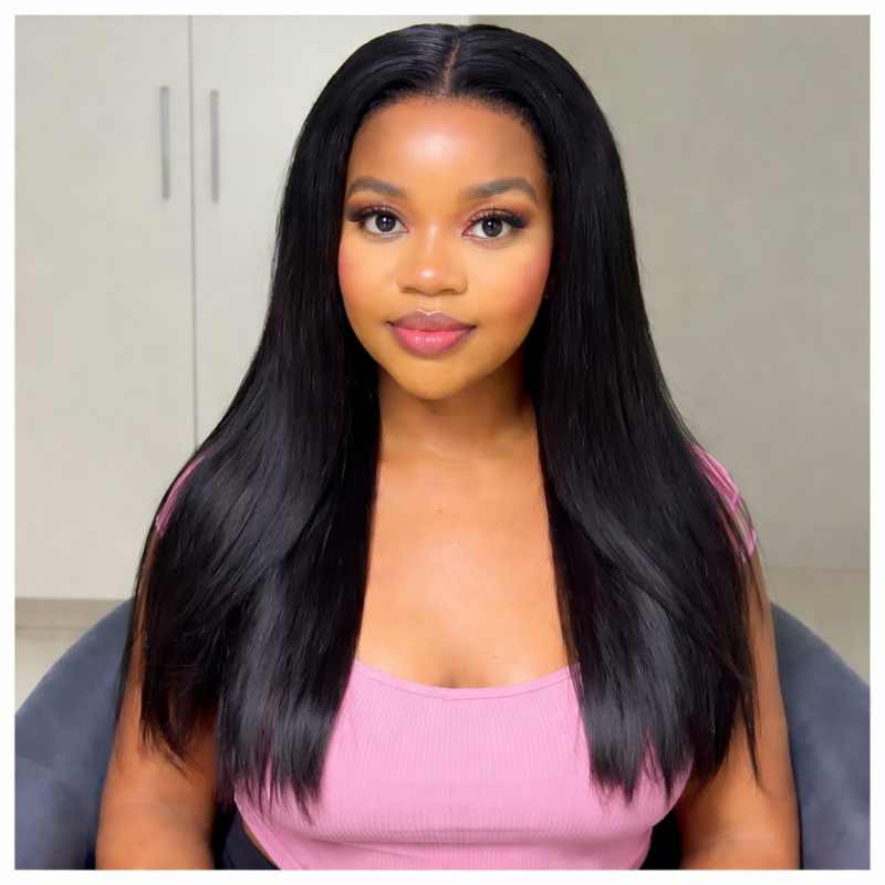 Influencer Pick ! Vietnam Hair SDD Bone Straight Full Frontal 13x4 Lace Wig 1