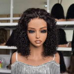 2026 New Vietnam Raw Hair SDD Layer Pixie Baby Curls 13x4 Lace Bob Wig 2