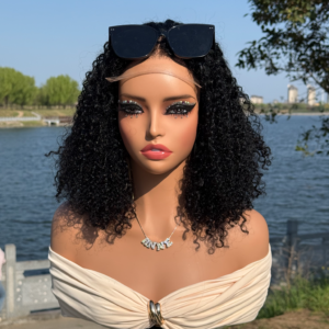2026 New Vietnam Raw Hair SDD  Layer Pixie Baby Curls 13x4 Lace Bob Wig